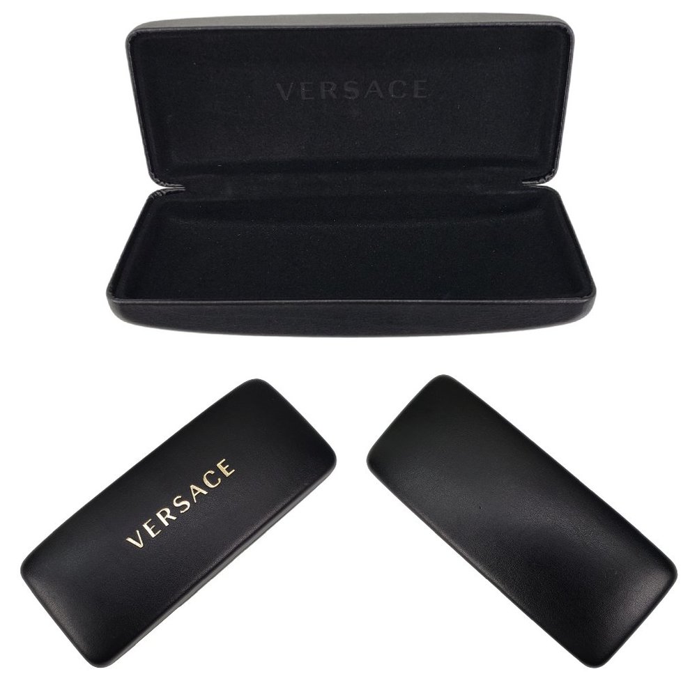 Versace Sunglasses Eyeglasses BLACK Hard Case Clamshell‎ - Genuine Authentic